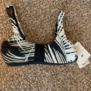 Athleta palm bikini top